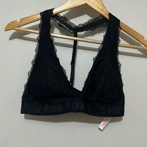 Pink Victoria’s Secret lace bralette